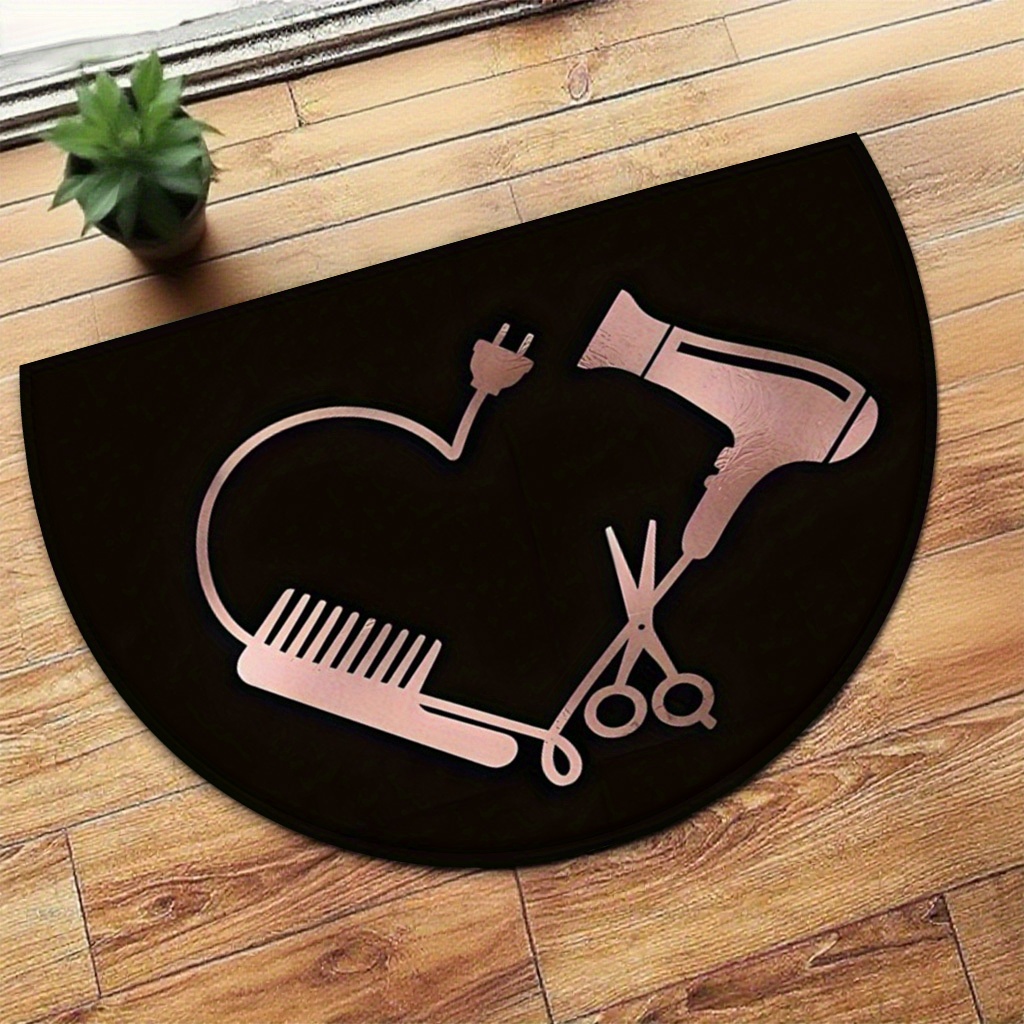Hair Care Homemade - Saç Bakım Sembolü Paspas Minimalist Çizgi