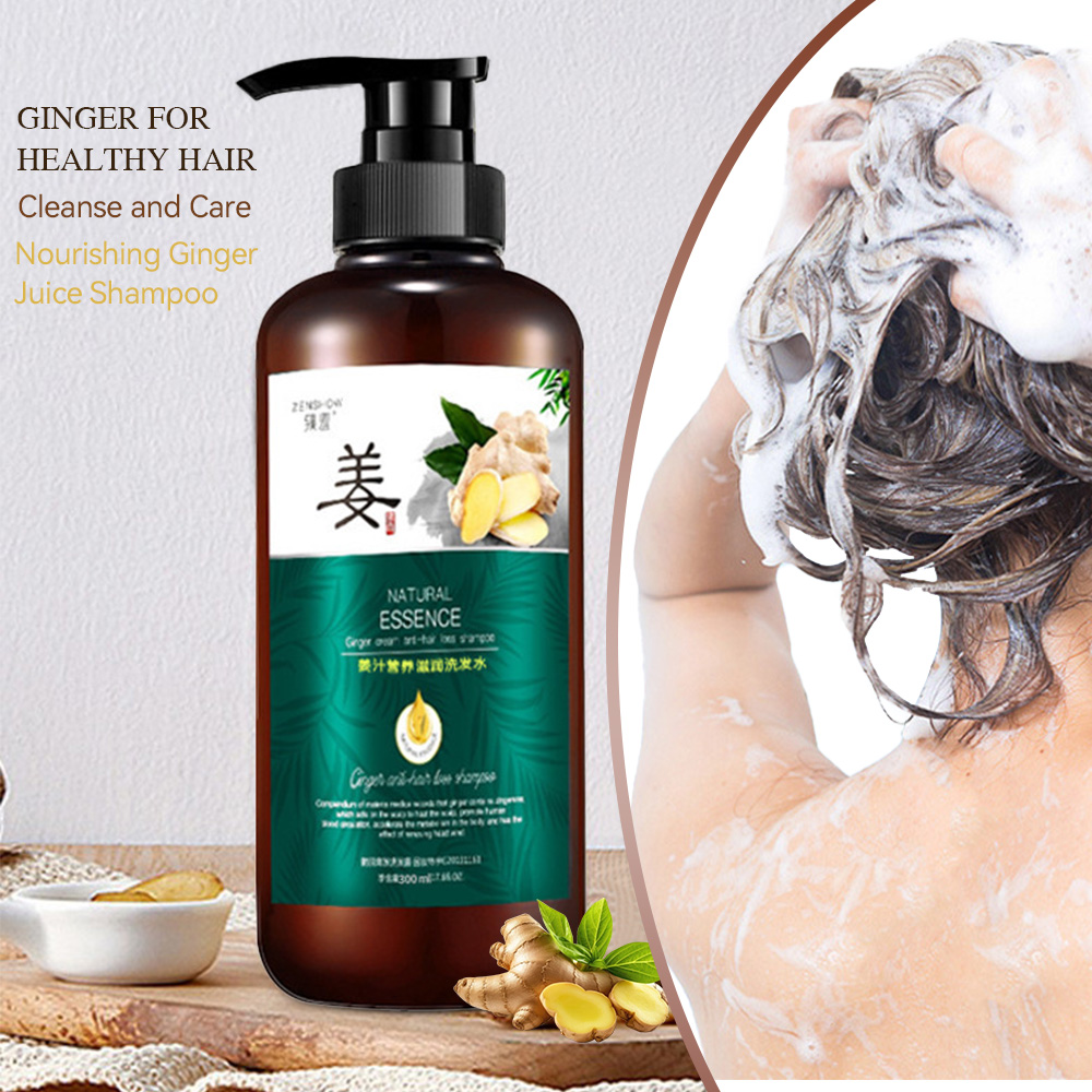 Hair Care Frizzy Hair - Zencefil Saç Büyüme Esansiyel Yağı Şampuan