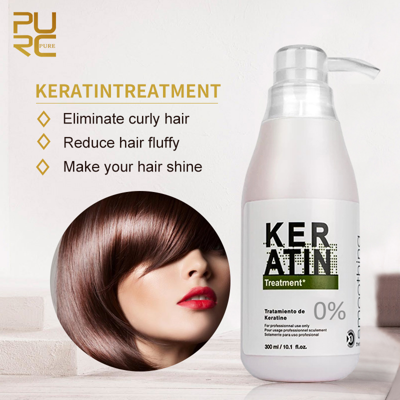 Hair Care Keratin Shampoo - PURC brezilyalı keratinli saç tedavisi Formalin