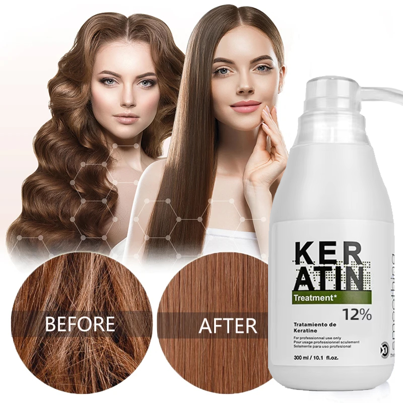 Hair Care Keratin Shampoo - PURC 300ML Keratin tedavisi profesyonel yumuşatma