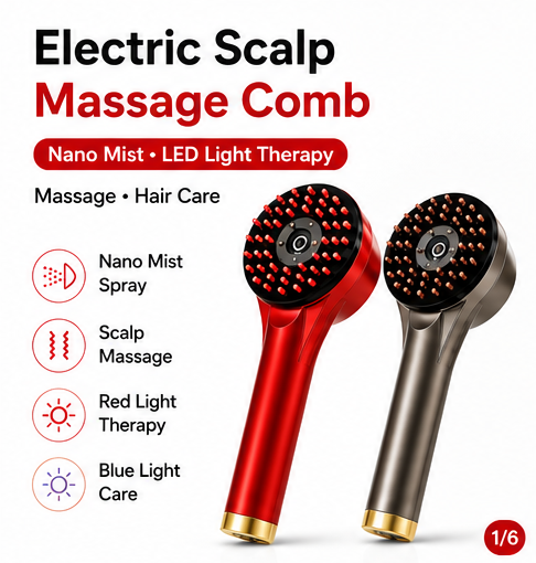 Hair Care Homemade - 4'ü 1 Arada Elektrikli Saç Derisi