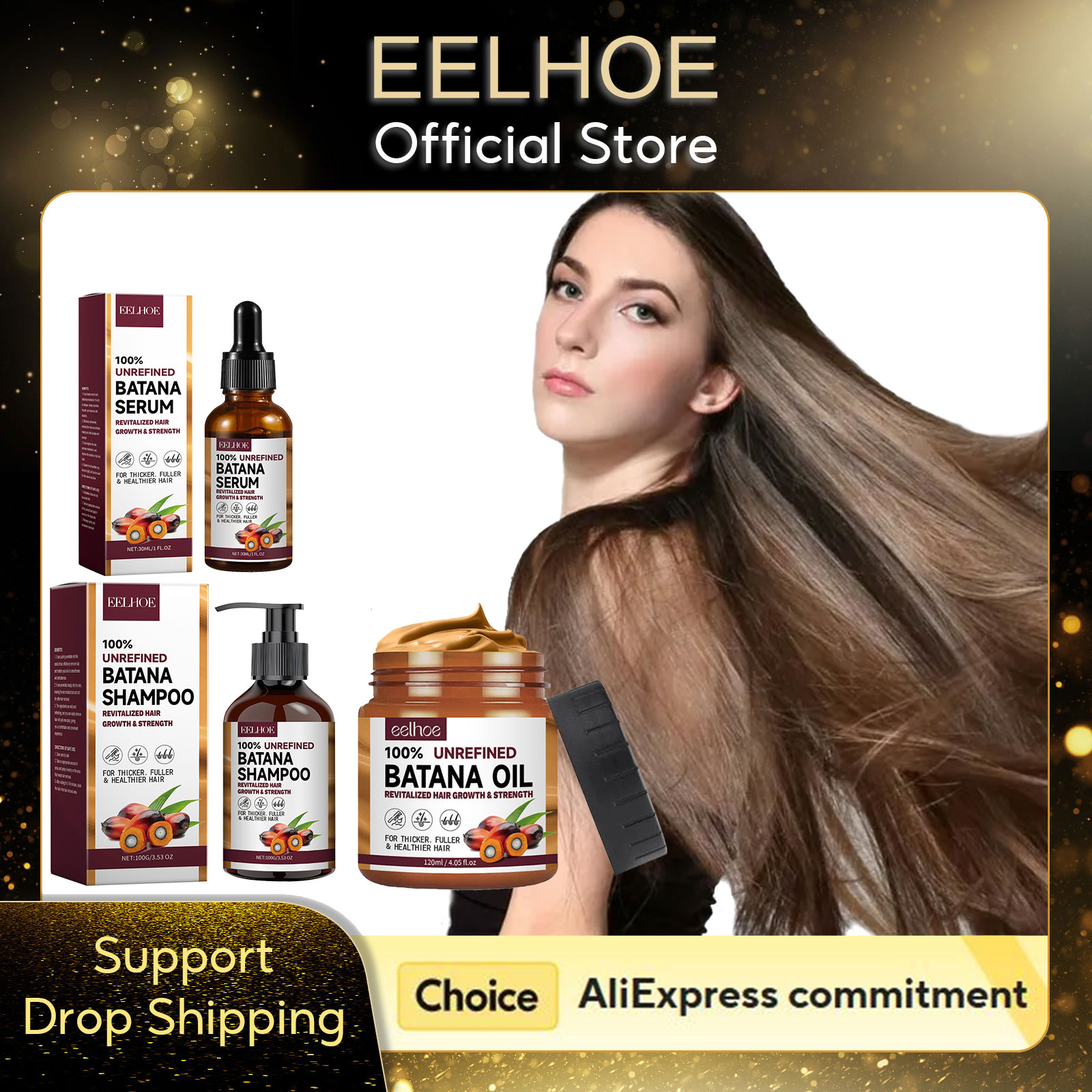 Hair Care Keratin Shampoo - EELHOE Doğal Batana Yağı Derin Nemlendirici