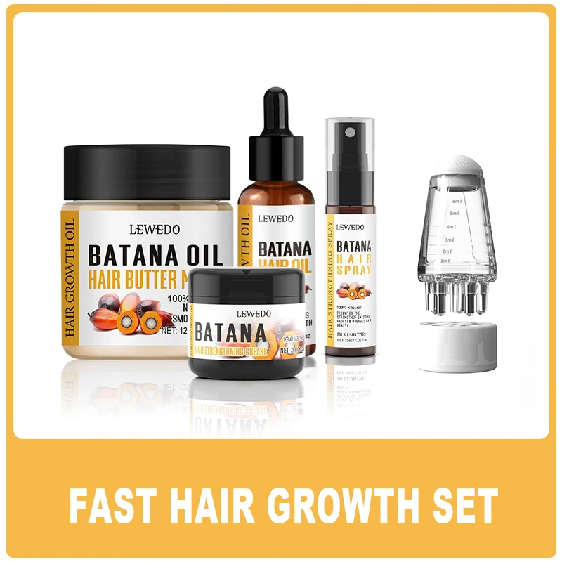 Hair Care Dupes - LEWEDO Batana Yağı Saç Uzatma Seti