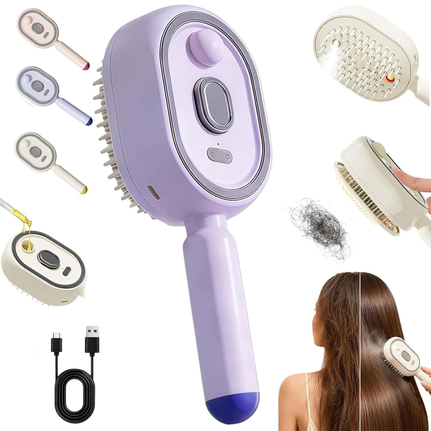 Hair Care Frizzy Hair - 2/1 adet elektrikli sprey hava yastıklı