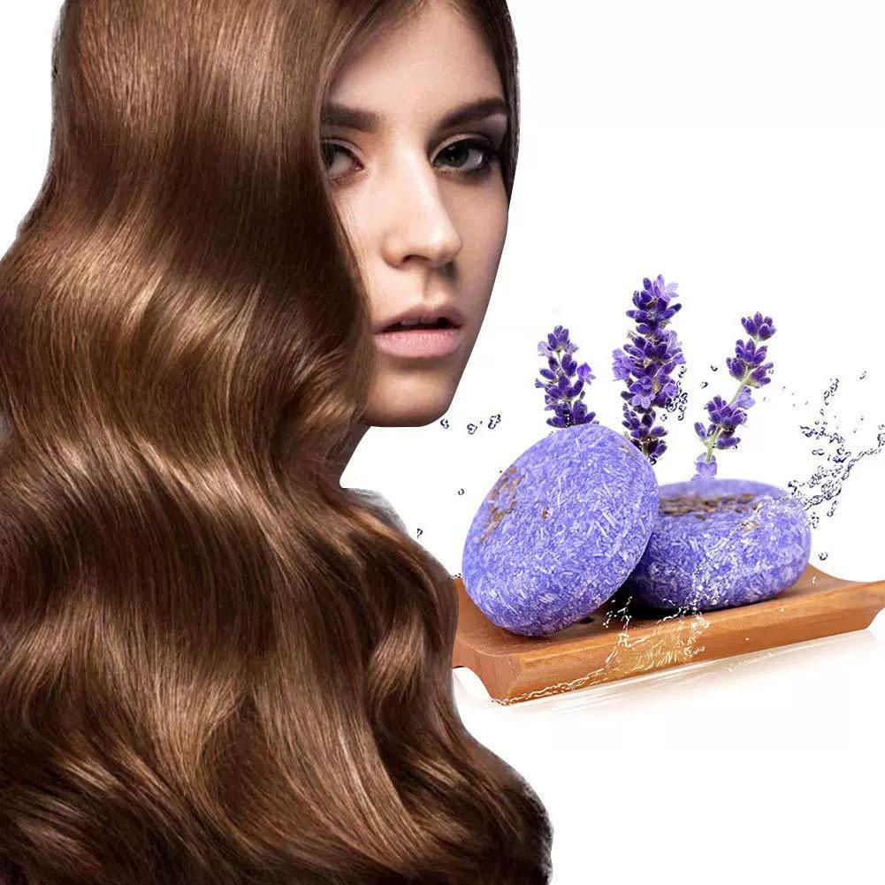 Hair Care Organic - 60g Lavanta Katı Şampuan Bar Doğal