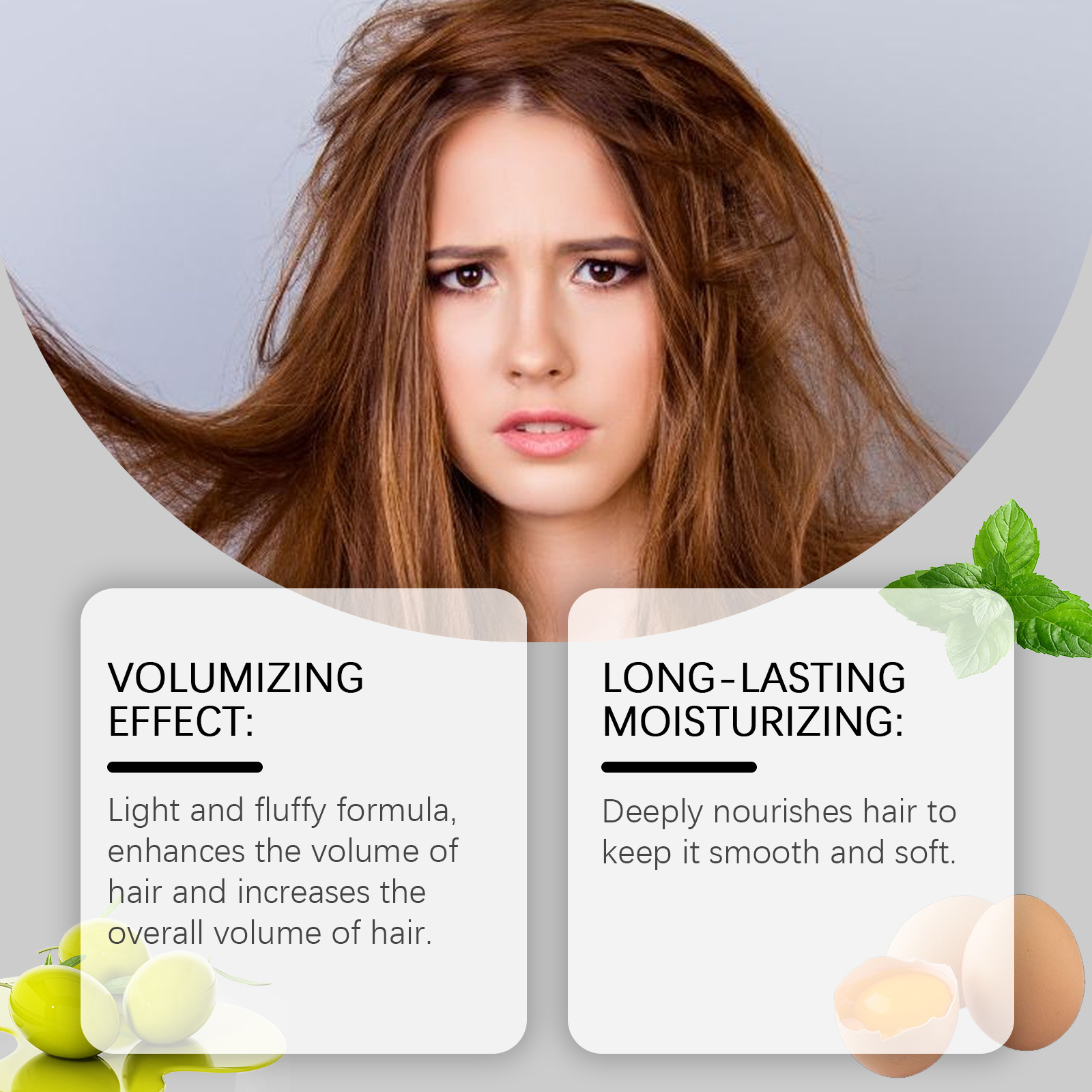 Yumurta Çözümü Saç Yağı Yumuşa - Hair Care Frizzy Hair incelemesi ve fiyatı