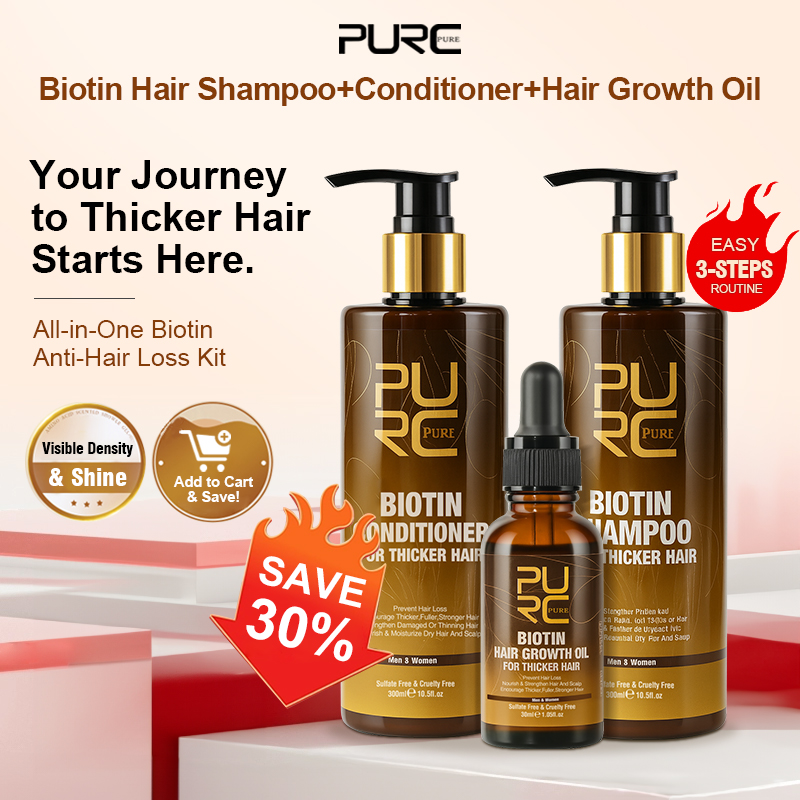 PURC Biotin Saç Büyüme Yağı Şa - Hair Care Keratin Shampoo incelemesi ve fiyatı